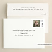"More the Merrier" - Holiday Cards in Berry by chica design - FREE Recipient Addressing