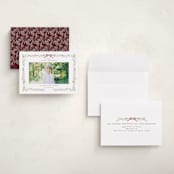 "Bountiful Boughs" - Holiday Cards in Cranberry by Itsy Belle Studio - Assembled