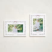"Bountiful Boughs" - Holiday Cards in Cranberry by Itsy Belle Studio - Photo Orientation Options