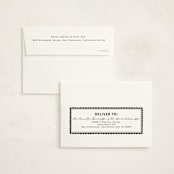 "Disney's Mickey Vintage Postable" - Holiday Cards in Coal by Kamala Nahas - FREE Recipient Addressing
