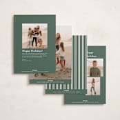 "Preppy frame" - Holiday Cards in Tree by Carolyn MacLaren - Back of Card Options