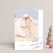 "Greeting Note" - Holiday Cards in Cardinal by Grae - Front
