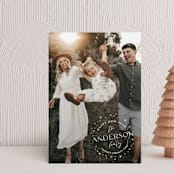 "Stardusted Name" - Holiday Cards in Snow by Robin Ott - Front