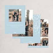 "Stardusted Name" - Holiday Cards in Snow by Robin Ott - Back of Card Options