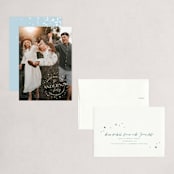 "Stardusted Name" - Holiday Cards in Snow by Robin Ott - Assembled