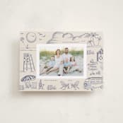 "Beach Holiday" - Holiday Cards in Wintermint by Teju Reval - Front