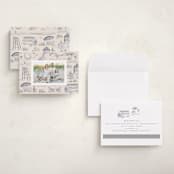 "Beach Holiday" - Holiday Cards in Wintermint by Teju Reval - Assembled