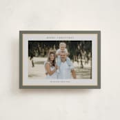"Frame" - Holiday Cards in Sage by Nicole Walsh - Front