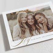 "Golden Joy" - Holiday Cards in Caramel by Brooke Chandler - Detail