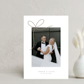 "Little Bow" - Holiday Cards in Winter by Yuliya Evseeva - Front