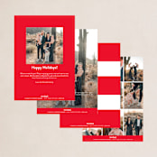 "Your reasons" - Holiday Cards in Berry Merry by Susan Brown - Back of Card Options