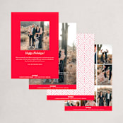 "Vintage Elegance" - Holiday Cards in Snow by Kristie Kern - Back of Card Options