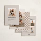 "polaroid trio" - Holiday Cards in Cookie Dough by Adelyn T. - Back of Card Options