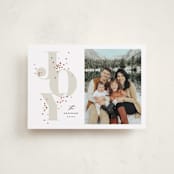 "Lit up" - Holiday Cards in Taupe by Stacey Meacham - Front
