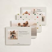 "Knitted Plaid" - Holiday Cards in Fruit Salad by Carrie ONeal - Back of Card Options