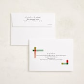 "Knitted Plaid" - Holiday Cards in Fruit Salad by Carrie ONeal - FREE Recipient Addressing