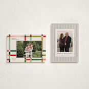 "Knitted Plaid" - Holiday Cards in Fruit Salad by Carrie ONeal - Photo Orientation Options