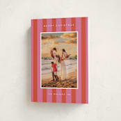 "Cabana" - Holiday Cards in Strawberry by Morgan Kendall - Folded Card
