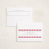 "Cabana" - Holiday Cards in Strawberry by Morgan Kendall - FREE Recipient Addressing