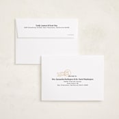 "New Here" - Holiday Cards in Champagne by Shari Margolin - FREE Recipient Addressing