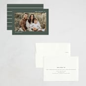 "Simple Greeting" - Holiday Cards in Fir by Ashley Iwafuchi - Assembled