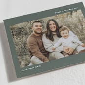 "Simple Greeting" - Holiday Cards in Fir by Ashley Iwafuchi - Detail