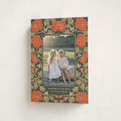 "Christmas Poppies" - Holiday Cards in Balsam by Tara Grangroth - Folded Card