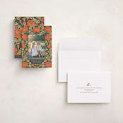 "Christmas Poppies" - Holiday Cards in Balsam by Tara Grangroth - Assembled