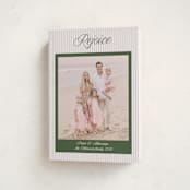 "Blessed Peace" - Holiday Cards in Petal by Lottie Aldarwish - Folded Card