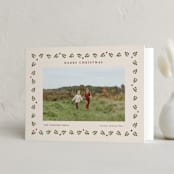 "Framed by Holly" - Holiday Cards in Vintage Holiday by Poised Avenue - Folded Card