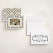"wreath wrap" - Holiday Cards in Blue Spruce by Jen Owens - Assembled