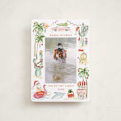 "Warmest Wishes" - Holiday Cards in Red Crab by Sarah Knight - Front