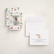 "Warmest Wishes" - Holiday Cards in Red Crab by Sarah Knight - Assembled