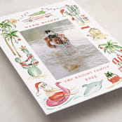 "Warmest Wishes" - Holiday Cards in Red Crab by Sarah Knight - Detail