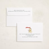 "Warmest Wishes" - Holiday Cards in Red Crab by Sarah Knight - FREE Recipient Addressing