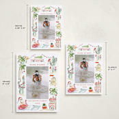 "Warmest Wishes" - Holiday Cards in Red Crab by Sarah Knight - Formats Available
