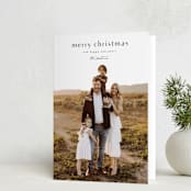 "Typed up" - Holiday Cards in Ink by Stacey Meacham - Folded Card