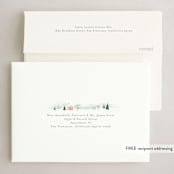 "Winter Village" - Holiday Cards in Sugar Cookie by Jennifer Wick - FREE Recipient Addressing
