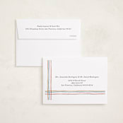 "Merry Little Lines" - Holiday Cards in Gumdrop by Kercia Jane - FREE Recipient Addressing
