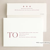 "Joyful Tidings" - Holiday Cards in Snowfall by Susan Asbill - FREE Recipient Addressing
