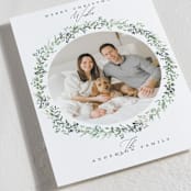 "Delicate Wreath" - Holiday Cards in Pine by Susan Moyal - Detail