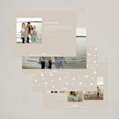 "Simply Framed" - Holiday Cards in Ivory by Hooray Creative - Back of Card Options