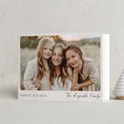 "Simply Framed" - Holiday Cards in Ivory by Hooray Creative - Folded Card
