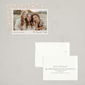 "Simply Framed" - Holiday Cards in Ivory by Hooray Creative - Assembled