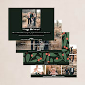 "Textured Wishes" - Holiday Cards in Elf Shoes by Ally Madison - Back of Card Options