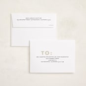 "Simple Type" - Holiday Cards in Linen by Angela Thompson - FREE Recipient Addressing
