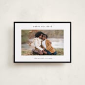 "Border" - Holiday Cards in Charcoal by JoAnn Jinks - Front