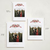 "Greenery Swag" - Holiday Cards in Santa by Everett Paper Goods - Formats Available