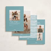"Painted Frame Edge" - Holiday Cards in Bluebell by Alethea and Ruth - Back of Card Options