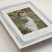 "Painted Frame Edge" - Holiday Cards in Bluebell by Alethea and Ruth - Detail